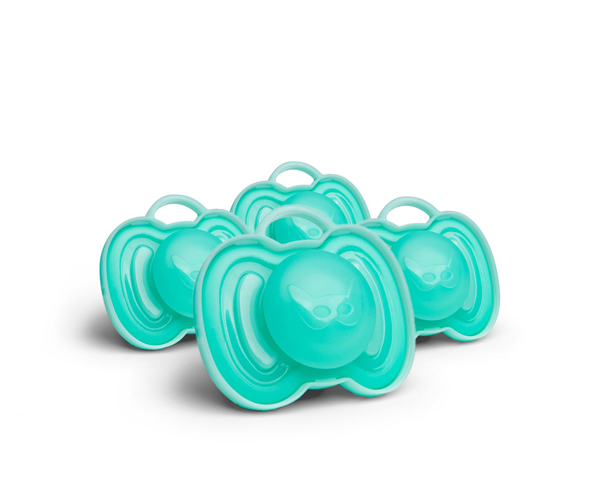 4-pack Nappar, 0+ månader, Turkos