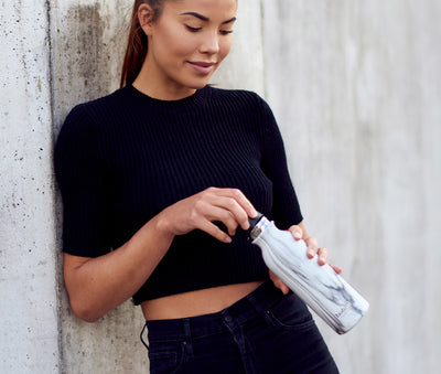 Borraccia Termica Bianco Marmo