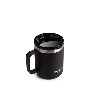 Tazza Termica Isolata Nera, 350 ml