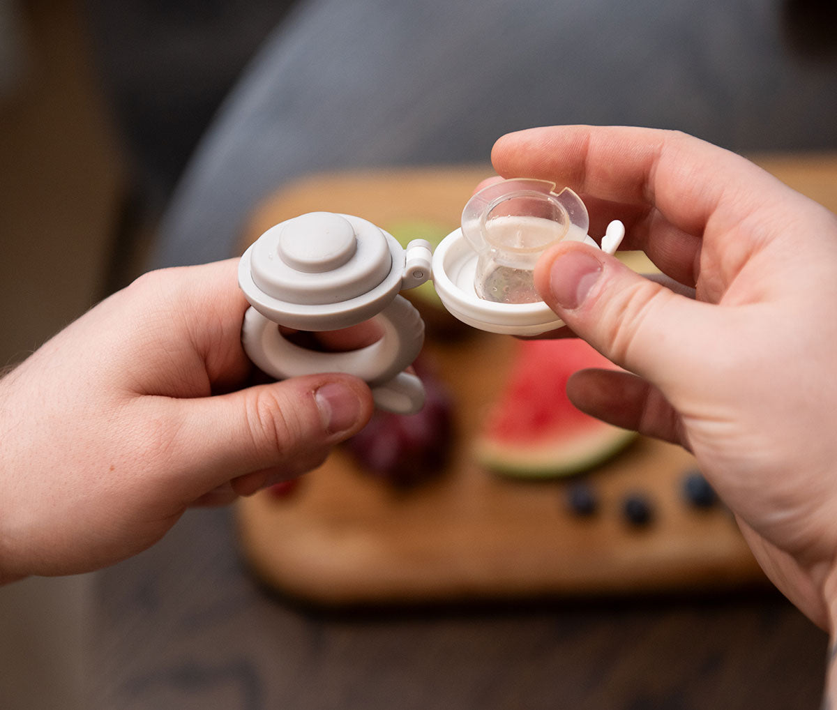 2-pack Beccucci di ricambio in silicone per succhietto assaggia-cibo