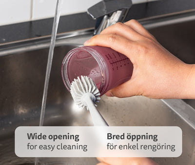 Set da 3 Biberon in vetro 320 ml con indicatore di calore e rivestimento in silicone, Teal
