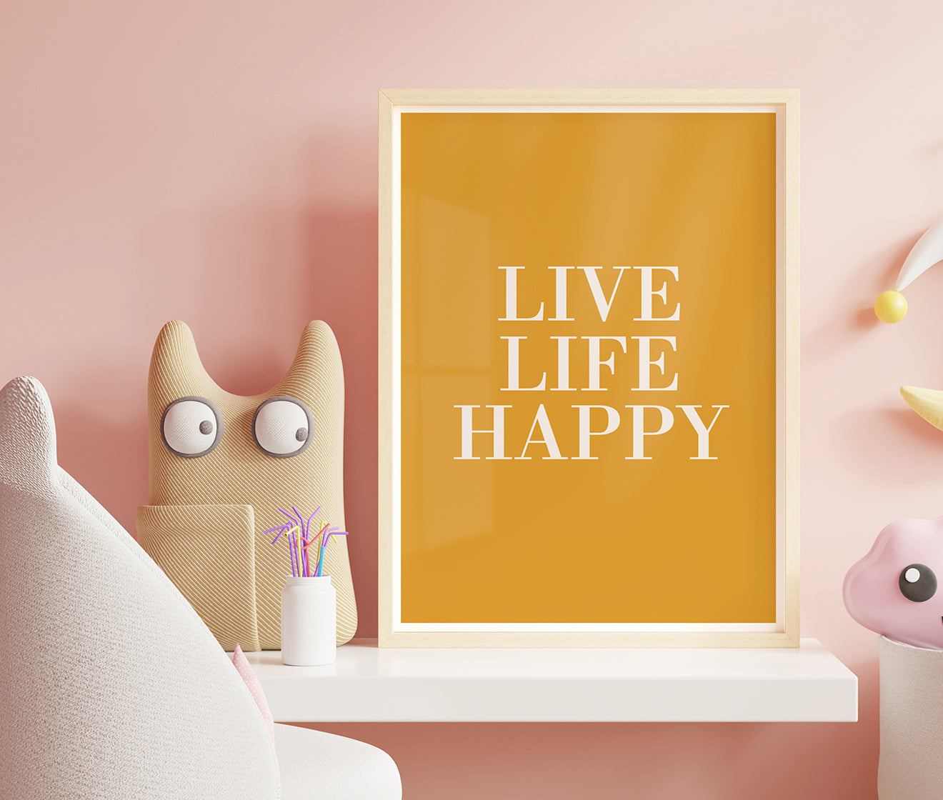 Poster con testo / citazione personalizzata 50x70 cm