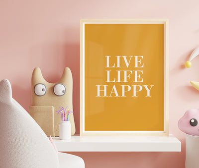 Poster con testo / citazione personalizzata 50x70 cm