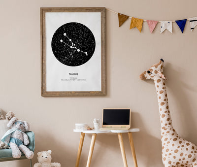 Poster segno zodiacale nel cielo 50x70 cm