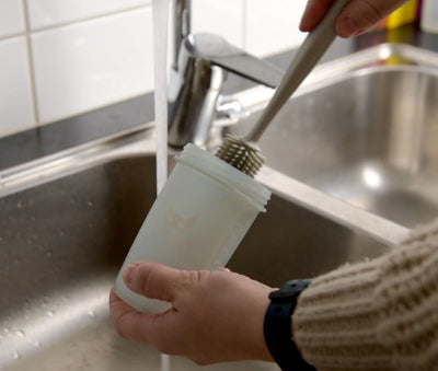 Spazzola 2-in-1 per tettarelle e biberon