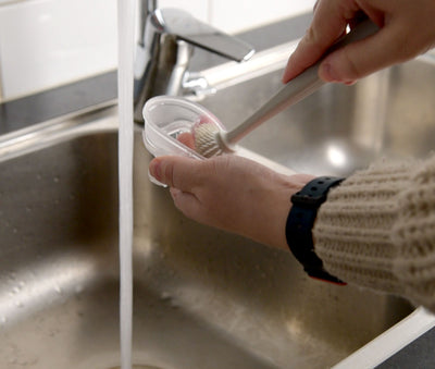 Spazzola 2-in-1 per tettarelle e biberon