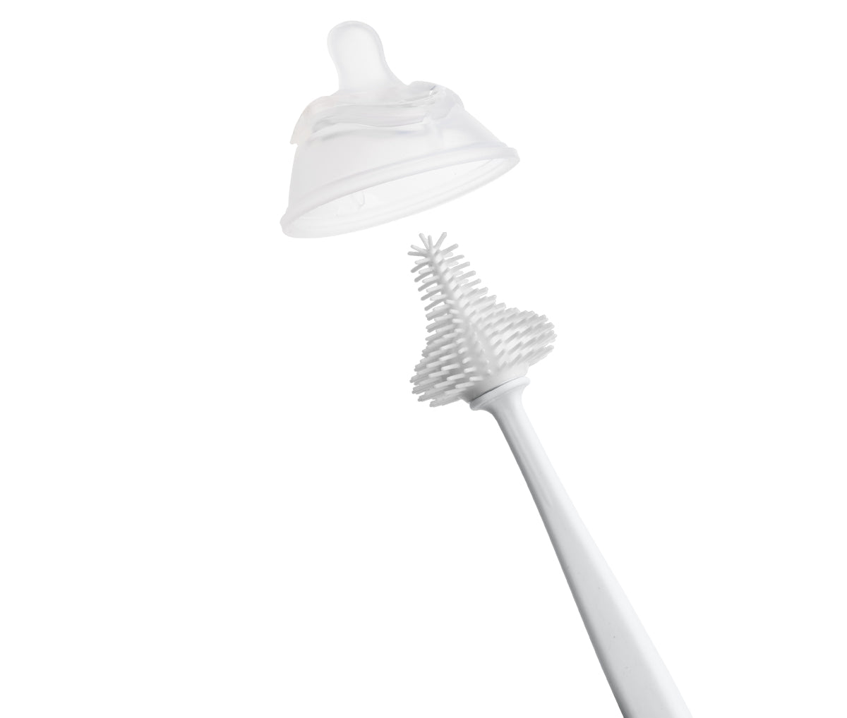 Spazzola 2-in-1 per tettarelle e biberon