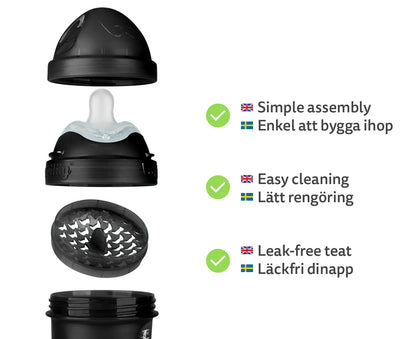 Biberon Doppio Sistema Anti-Colica LT 340 ml Batman