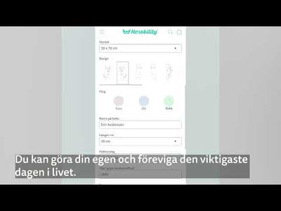 Poster Nascita in scala 1:1 50x70 cm